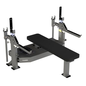 Скамья-стойка домкратная для жима лежа со страховочными упорами A3146 - Купить недорого в Екатеринбурге качественные Спортивные товары Велосипеды Фитнес аксессуары доставка по России