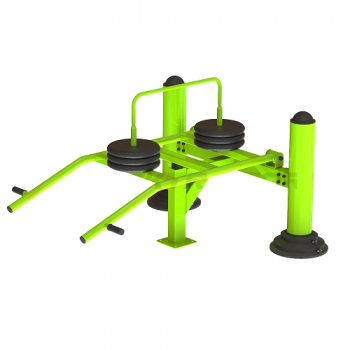 Уличный тренажер Приседание с изменяемой нагрузкой TS141 - Купить недорого в Екатеринбурге качественные Спортивные товары Велосипеды Фитнес аксессуары доставка по России