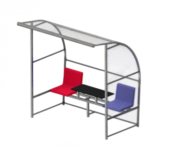 Скамейка для судей с навесом SpW-SZ-S-2C - Купить недорого в Екатеринбурге качественные Спортивные товары Велосипеды Фитнес аксессуары доставка по России