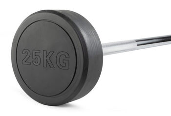 Штанга неразборная обрезиненная 25 кг прямой гриф - Купить недорого в Екатеринбурге качественные Спортивные товары Велосипеды Фитнес аксессуары доставка по России