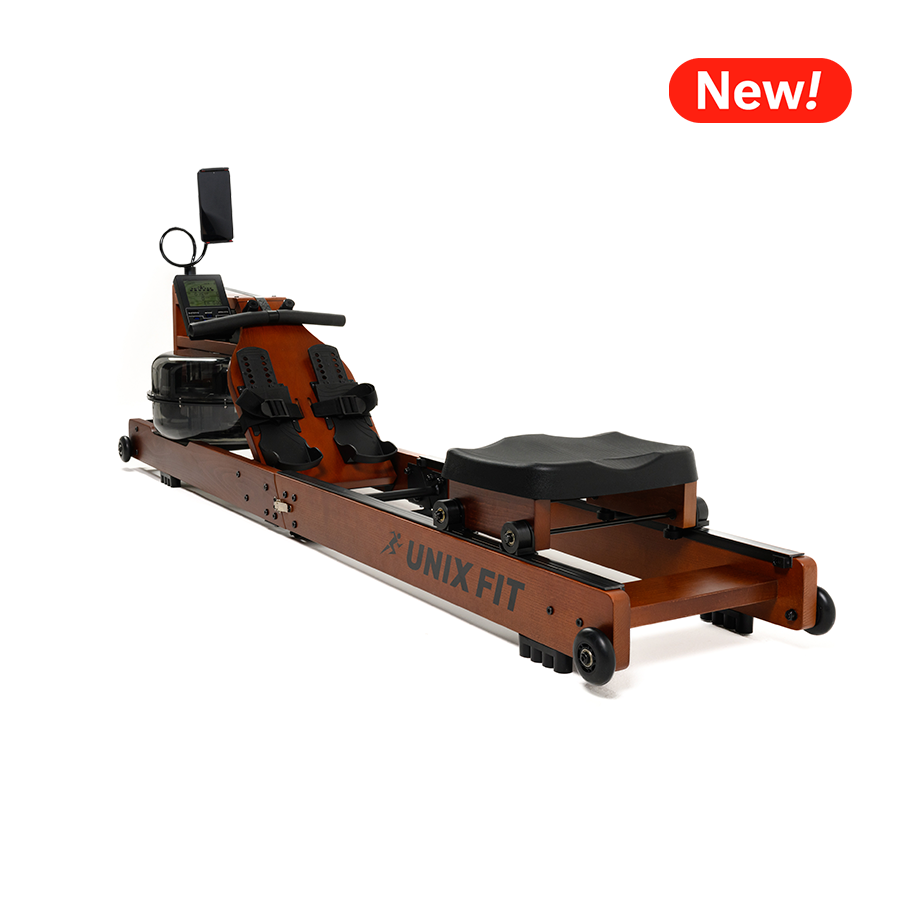 Купить Гребной тренажер UNIX Fit Wood Rower Dark в Екатеринбурге на  Sport-timepro недорого, бесплатная доставка