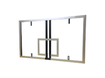 Щит баскетбольный игровой из закаленного стекла 10мм ST 1850х1050 мм - Купить недорого в Екатеринбурге качественные Спортивные товары Велосипеды Фитнес аксессуары доставка по России