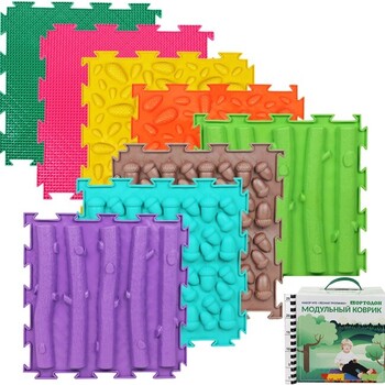 Коврик массажный модульный ОРТО Набор №8 - Купить недорого в Екатеринбурге качественные Спортивные товары Велосипеды Фитнес аксессуары доставка по России