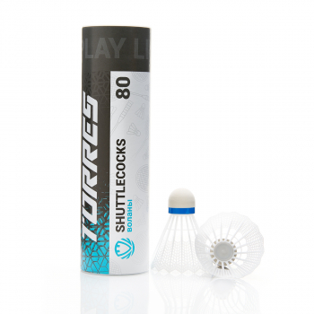 Воланы для бадминтона TORRES 80 (ПВХ), уп.6шт - Купить недорого в Екатеринбурге качественные Спортивные товары Велосипеды Фитнес аксессуары доставка по России